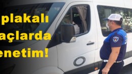 K plakalı araçlarda denetim!