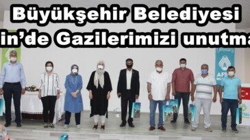 Büyükşehir Belediyesi Afşin’de Gazilerimizi unutmadı!
