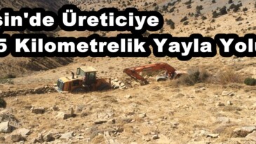 Afşin’de Üreticiye 15 Kilometrelik Yayla Yolu!