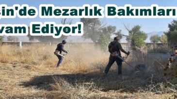 Afşin’de Mezarlık Bakımları Devam Ediyor!