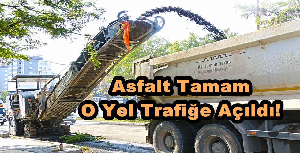 Asfalt Tamam O Yol Trafiğe Açıldı!