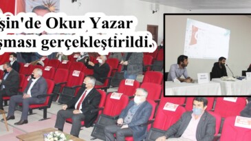 Afşin’de Okur Yazar Buluşması gerçekleştirildi.