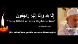İsmail Şahindaş vefat etti.