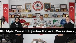Genç İHH Afşin Temsilciliğinden Haberin Merkezine ziyaret!