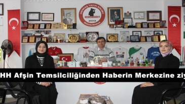 Genç İHH Afşin Temsilciliğinden Haberin Merkezine ziyaret!