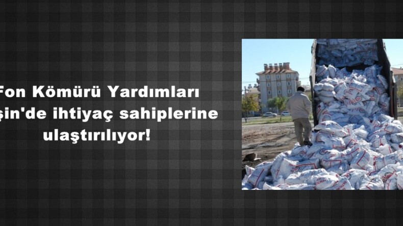 Fon Kömürü Yardımları Afşin’de ihtiyaç sahiplerine ulaştırılıyor!