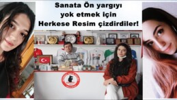 Sanata Ön yargıyı yok etmek için Herkese Resim çizdirdiler!