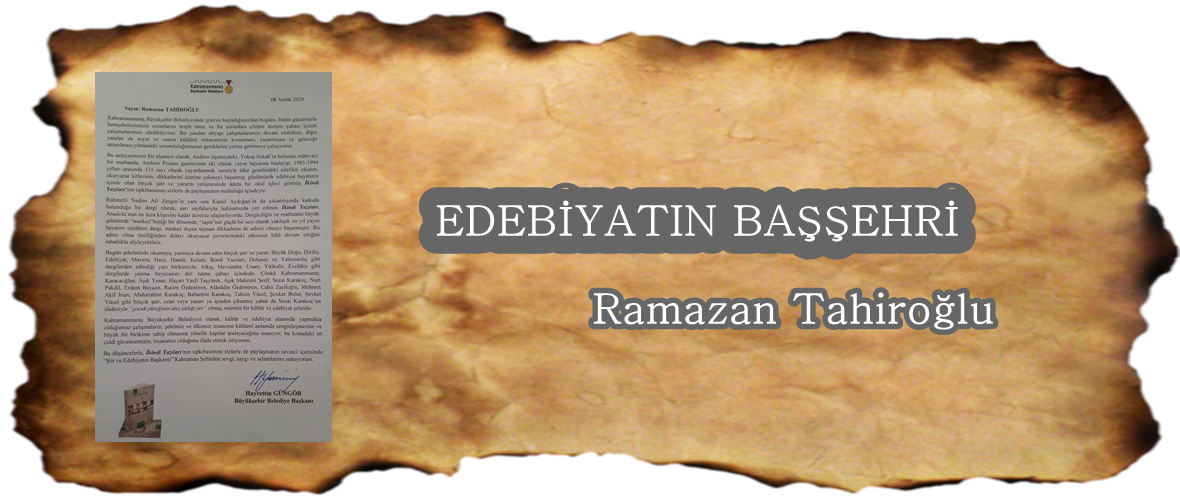 EDEBİYATIN BAŞŞEHRİ 