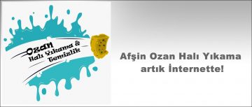 Afşin Ozan Halı Yıkama artık İnternette!