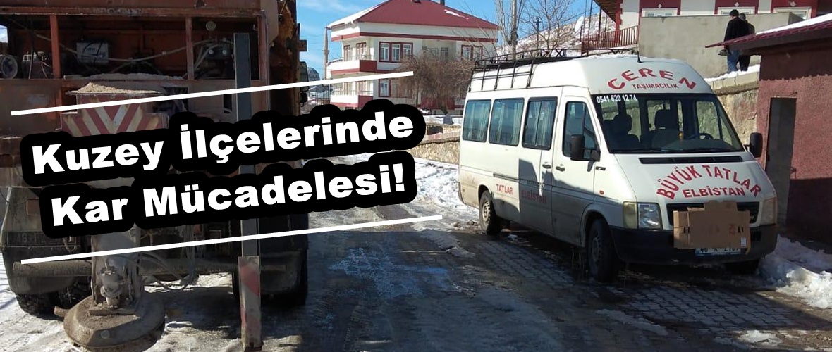 Kuzey İlçelerinde Kar Mücadelesi devam ediyor!