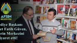 Belediye Başkanı Mehmet Fatih Güven,Haberin Merkezini ziyaret etti!