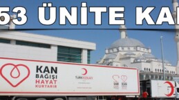 Afşin’de Türk Kızılayına Yoğun ilgi!