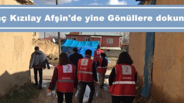 Genç Kızılay Afşin’de yine Gönüllere dokundu!