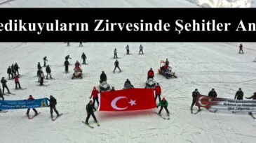 Yedikuyuların Zirvesinde Şehitler Anıldı!