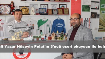 Afşinli Yazar Hüseyin Polat’ın 3’ncü eseri okuyucu ile buluştu!