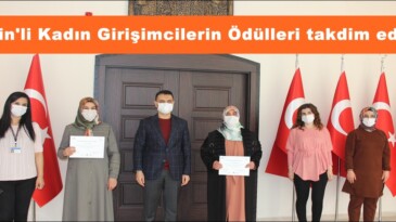 Afşin’li Kadın Girişimcilerin Ödülleri takdim edildi!