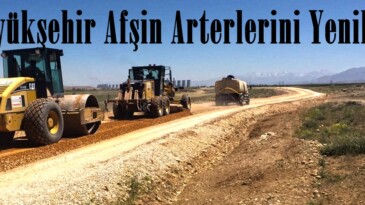 Büyükşehir Afşin Arterlerini Yeniliyor.
