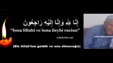 Duran Karakız vefat etti.