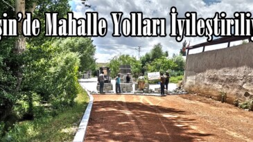 Afşin’de Mahalle Yolları İyileştiriliyor.