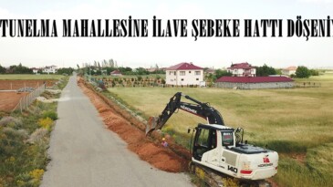 ALTUNELMA MAHALLESİNE İLAVE ŞEBEKE HATTI DÖŞENİYOR!
