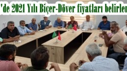 Afşin’de 2021 Yılı Biçer-Döver fiyatları belirlendi!