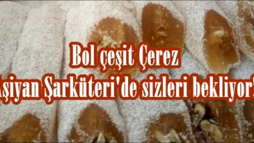 Bol çeşit Çerez Aşiyan Şarküteri’de sizleri bekliyor!