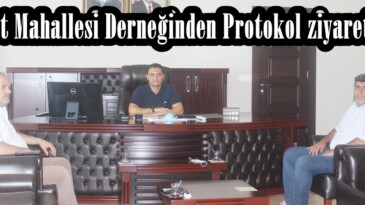 Büğet Mahallesi Derneğinden Protokol ziyaretleri!