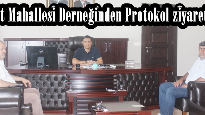 Büğet Mahallesi Derneğinden Protokol ziyaretleri!