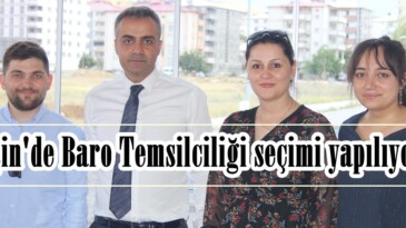 Afşin’de Baro Temsilciliği seçimi yapılıyor!