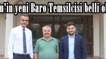 Afşin’in yeni Baro Temsilcisi belli oldu!