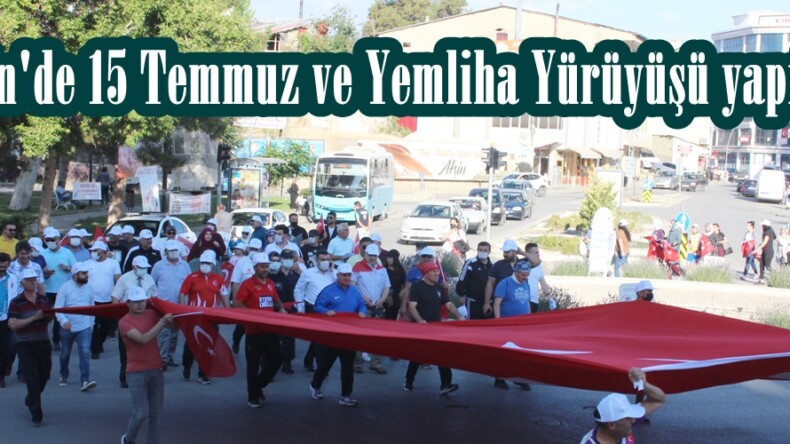 Afşin’de 15 Temmuz ve Yemliha Yürüyüşü yapıldı!