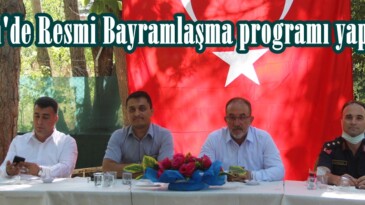 Afşin’de Resmi Bayramlaşma programı yapıldı!