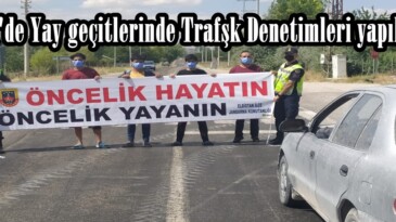 Afşin’de Yaya geçitlerinde Trafik Denetimleri yapılıyor!