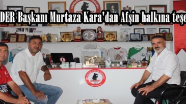 TATLIDER Başkanı Murtaza Kara’dan Afşin halkına teşekkür!