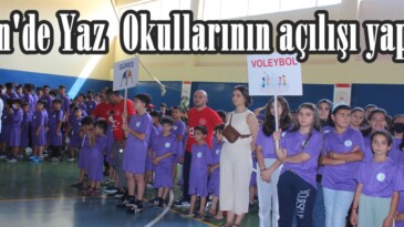 Afşin’de Yaz  Okullarının açılışı yapıldı!