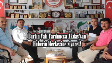 Bartın Vali Yardımcısı Akdaş’tan Haberin Merkezine ziyaret!