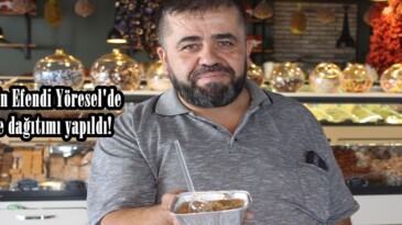 Hüseyin Efendi Yöresel’de Aşure dağıtımı yapıldı!
