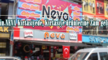 Afşin NEVA Kırtasiyede, Kırtasiye ürünlerine Zam gelmedi!