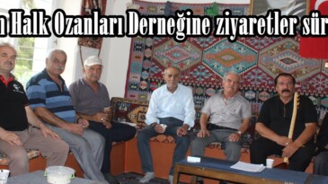 Afşin Halk Ozanları Derneğine ziyaretler sürüyor!