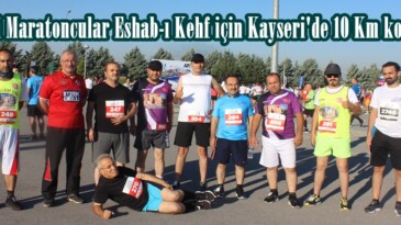 Afşinli Maratoncular Eshab-ı Kehf için Kayseri’de 10 Km koştular!