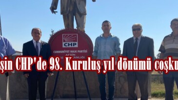 Afşin CHP’de 98. Kuruluş yıl dönümü coşkusu!