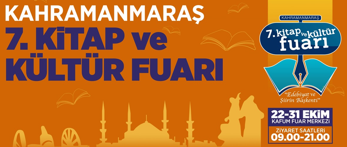 Kahramanmaraş 7. Kitap ve Kültür Fuarı Başlıyor!