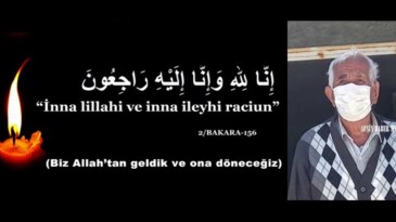 Hacı (Ali) Çolak vefat etti.