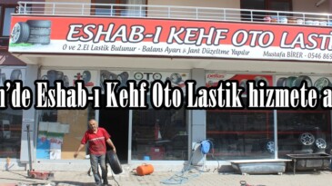 Afşin’de Eshab-ı Kehf Oto Lastik hizmete açıldı!