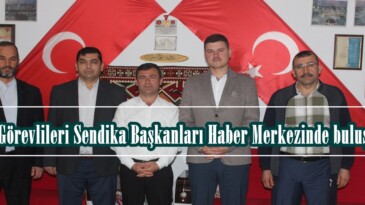 Din Görevlileri Sendika Başkanları Haber Merkezinde buluştu.