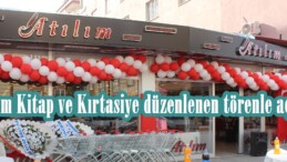 Atılım Kitap ve Kırtasiye düzenlenen törenle açıldı.