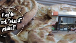 Afşin’de “Ekmek Teknesi” yenilendi!