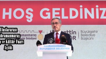 7.Uluslararası Kahramanmaraş Kitap ve Kültür Fuarı Açıldı.