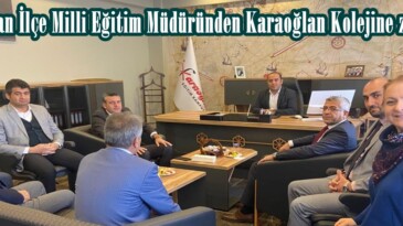 Elbistan İlçe Milli Eğitim Müdüründen Karaoğlan Kolejine ziyaret!