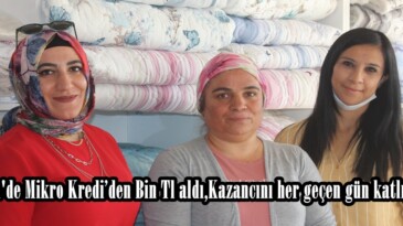 Afşin’de Mikro Kredi’den Bin Tl aldı,Kazancını her geçen gün katlıyor!